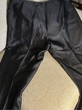 Dana Buchman Black Satin-Look Women's Dress Pants